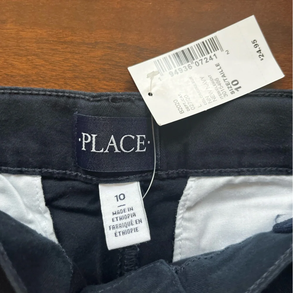 NWT - Children's Place - Navy Pants - Boys Size 10